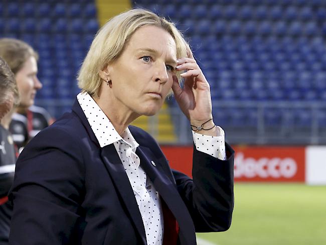 Coach Martina Voss-Tecklenburg wird aus dem Match gegen Japan Erkentnisse gewonnen haben