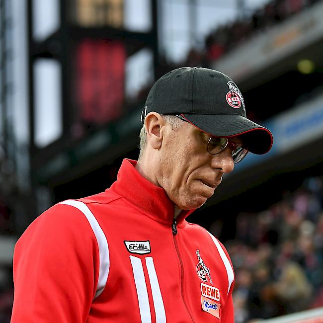 Erlitt mit dem 1. FC Köln gegen Hoffenheim die nächste Niederlage: Trainer Peter Stöger