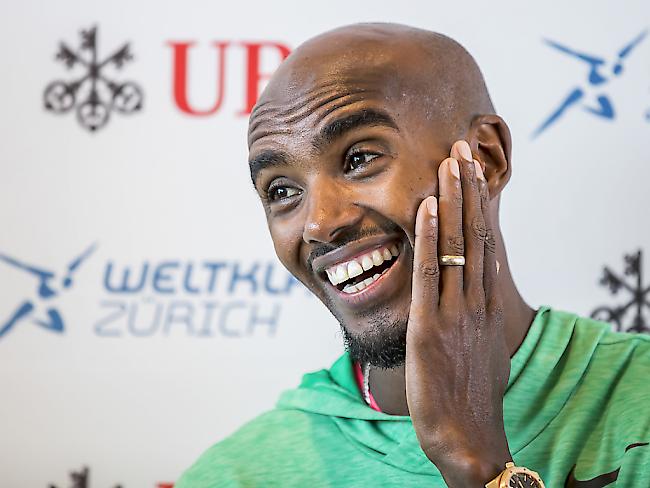 Hat allen Grund zur Freude: Grossbritanniens Ausnahmeathlet Mo Farah