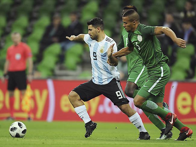Sergio Agüeros Treffer gegen Nigeria reicht Argentinien nicht zum Sieg