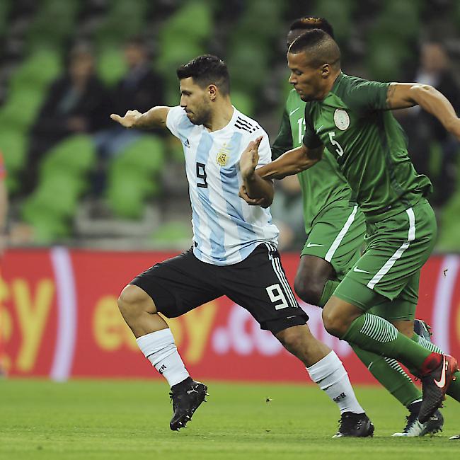 Sergio Agüero stand gegen Nigeria doppelt im Fokus: Durch sein Tor, und mehr noch durch seinen Schwächeanfall