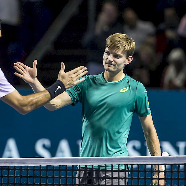 David Goffin heisst der Gegner von Roger Federer an den ATP Finals in London
