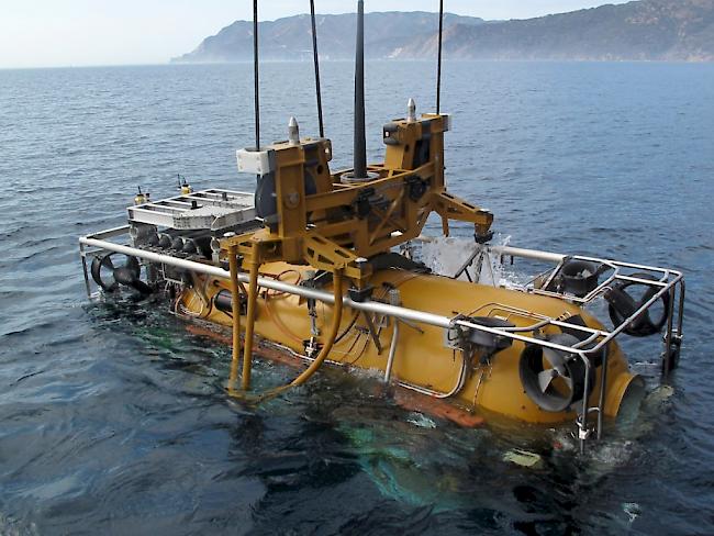 Dieses US-amerikanische Unterwasser-Suchgerät soll bei der Suche nach dem verschollenen U-Boot eingesetzt werden. (Archiv)