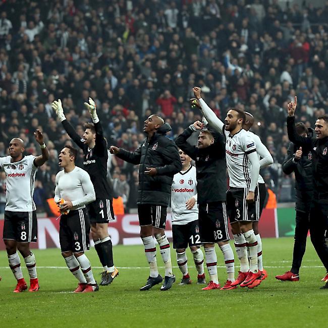 Besiktas Istanbul schaffte erstmals in der Geschichte den Einzig in die Achtelfinals der Champions League