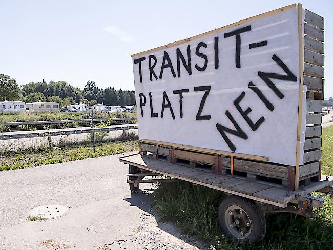 In Wileroltigen BE gab es letzten Sommer Widerstand gegen einen geplanten Transitplatz für Fahrende. (Archivbild)
