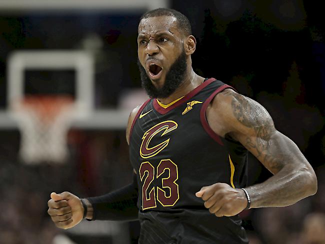 LeBron James schaffte mit den Cleveland Cavaliers eine Aufholjagd gegen die Sacramento Kings zum 13. Sieg in Folge
