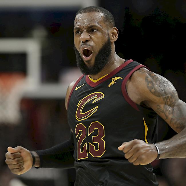 LeBron James schaffte mit den Cleveland Cavaliers eine Aufholjagd gegen die Sacramento Kings zum 13. Sieg in Folge