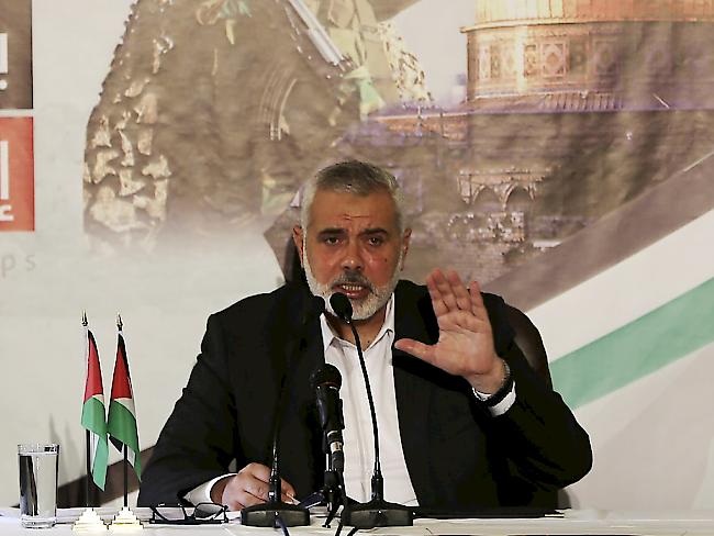 Hamas-Chef Ismail Hanija hat zu einer neuen Intifada aufgerufen. (Archiv)