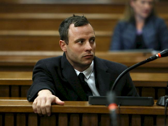 Oscar Pistorius während der Gerichtsverhandlung