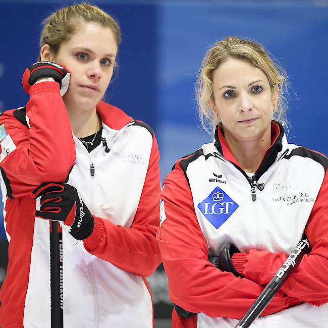 Der wichtigste Teil des Schweizer Frauenteams: Silvana Tirinzoni (rechts) und Manuela Siegrist