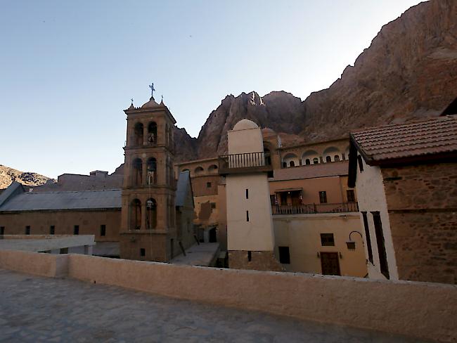 Das Katharinenkloster auf der Sinai-Halbinsel, in welchem sich eine der ältesten Bibliotheken der Welt befindet.