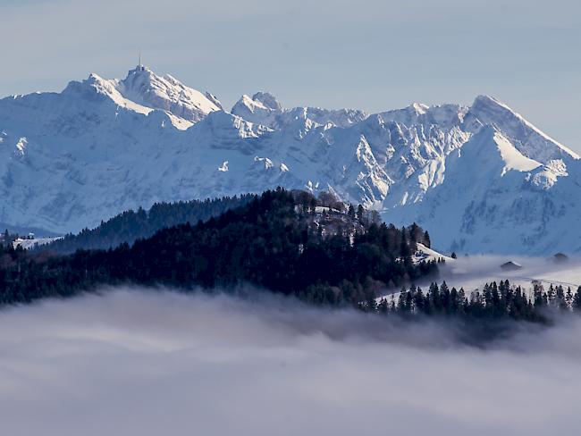 In den Schweizer Alpen fielen lokal bis am Donnerstag stellenweise 50 Zentimeter Neuschnee - auf dem Messfeld des Säntis ist die Schneedecke bereits 3 Meter und 75 Zentimeter dick. (Archivbild).