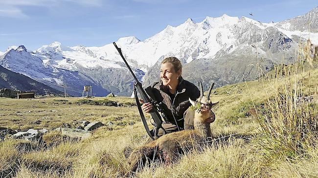 Melanie Burgener ist passionierte Jägerin.