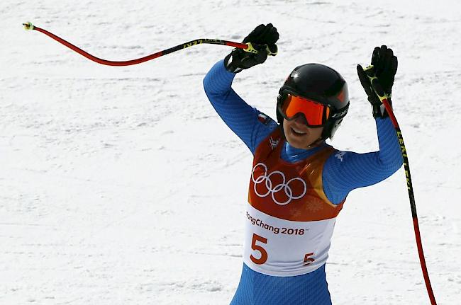 Sofia Goggia ist neue Olympiasiegerin.
