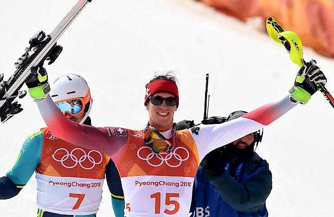 Was für ein Triumph, Ramon Zenhäusern holte sich Olympia-Silber im Slalom.