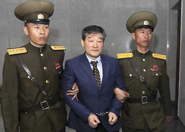 Der US-Bürger Kim Dong Chul wird in Nordkorea gefangen gehalten. 