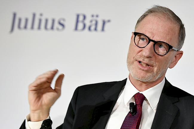 Bernhard Hodler, CEO Bank Julius Bär, erhielt im vergangenen Jahr einen Salär von 4,8 Millionen Franken. 