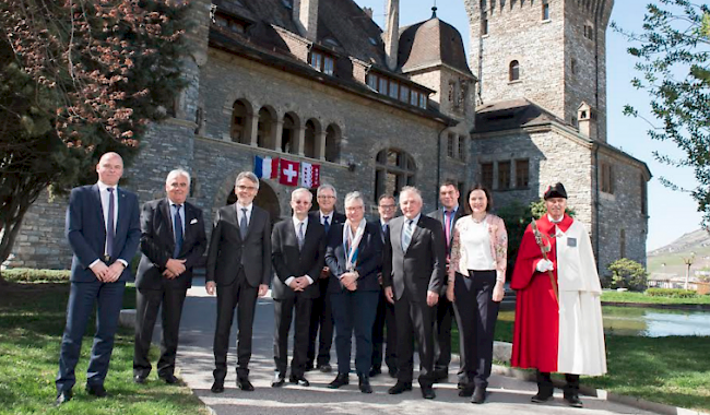 Die französische Botschafterin in der Schweiz, Anne Paugam, besuchte am Dienstag offiziell den Kanton Wallis.