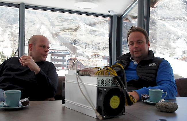 Kryptounternehmer. Die Zermatter Josef (links) und Benjamin Schaller.