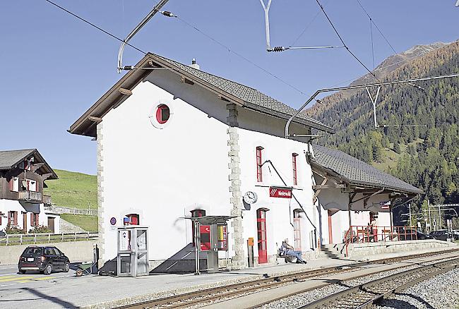 Für die Umgestaltung des Bahnhofs Niederwald zu einem Begegnungszentrum fehlt noch Geld.