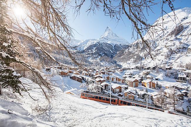 Erfreut. Der viele Schnee hatte für Zermatt mehr Vor- als Nachteile.