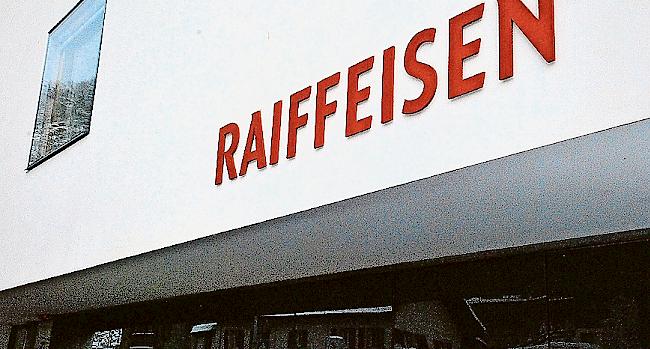 Vier Filialen weniger. Die Raiffeisenbank Aletsch-Goms richtet ihr Geschäftsstellennetz neu aus.