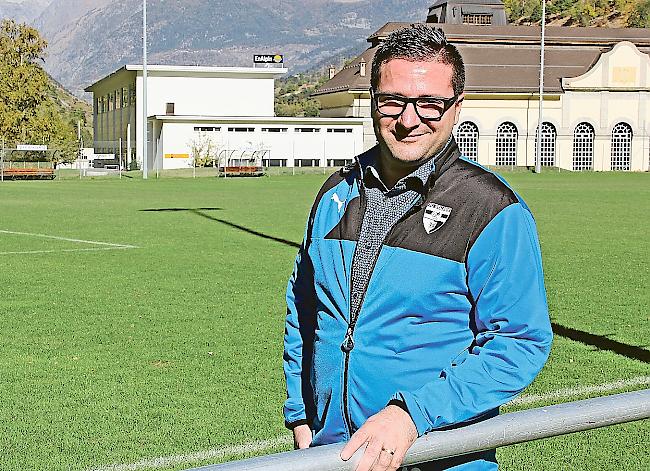 Angelo Spadaro und der FC Stalden: «Wir wollen Schritt für Schritt wachsen.»