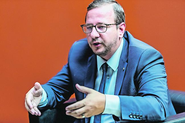 Nationalrat Philipp Matthias Bregy (CVP): «Jede Stimme für Links-Grün und die FDP ist eine Stimme ans Unterwallis.»