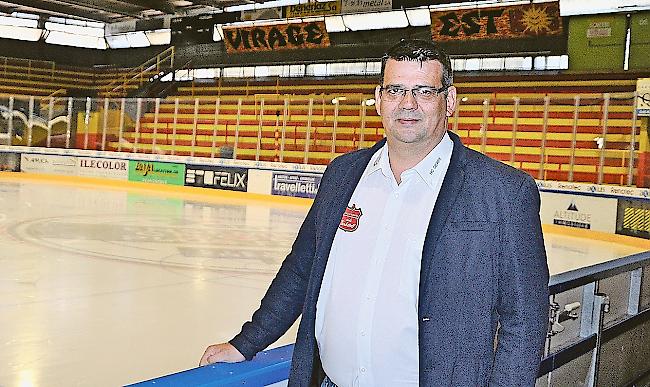 Christian Zuber: «Ohne neue Halle wird es in Zukunft in Siders kein NLB-Hockey mehr geben.»