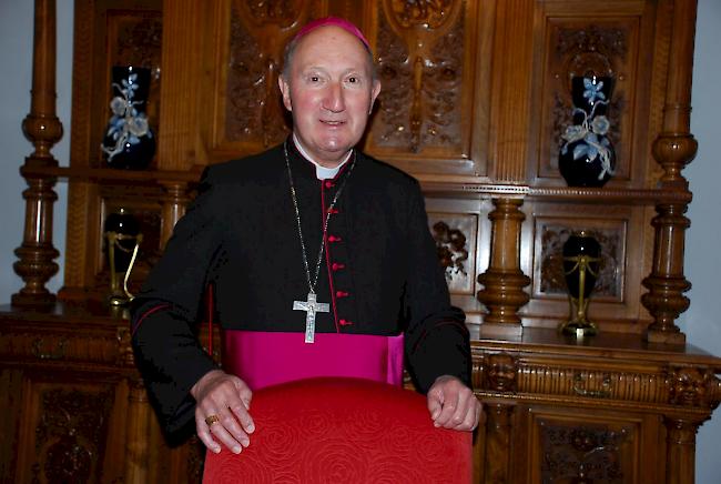 Wunschkandidat des Papstes. Bischof Peter Bürcher: «Ich konnte Papst Franziskus nicht Nein sagen.»