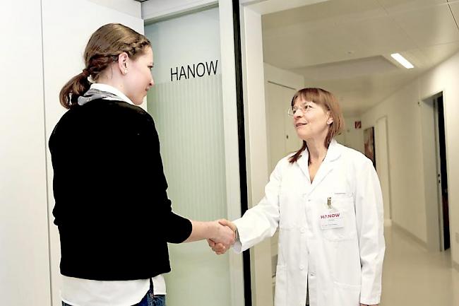 In der HANOW im Spital Visp sollen auch nach 2016 weiterhin Patienten begrüsst werden.