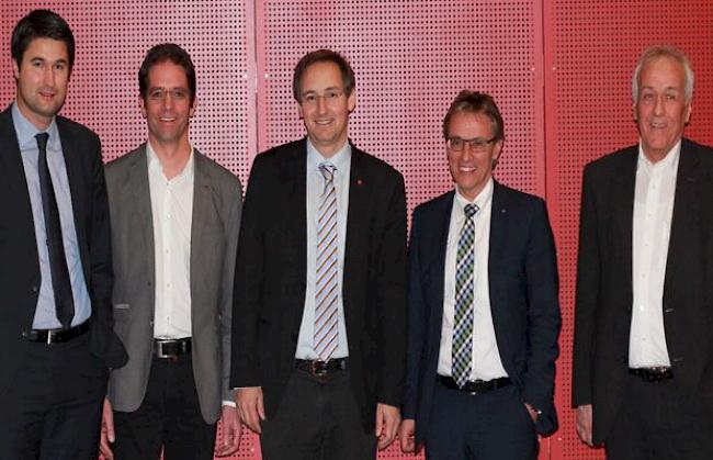 Dr. Aron Pfammatter (Referent), Anwalt/Notar und Grossrat Kanton Wallis, Marc Schnyder, Dozent und Leiter des Instituts für Tourismus an der HES-SO Valais/Wallis, Thomas Egger (Referent), Direktor Schweizerische Arbeitsgemeinschaft für die Berggebiete (SAB), Mario Kalbermatter, Direktor/Leiter Region Oberwallis Walliser Kantonalbank, René Imoberdorf (Referent), Ständerat Kanton Wallis.