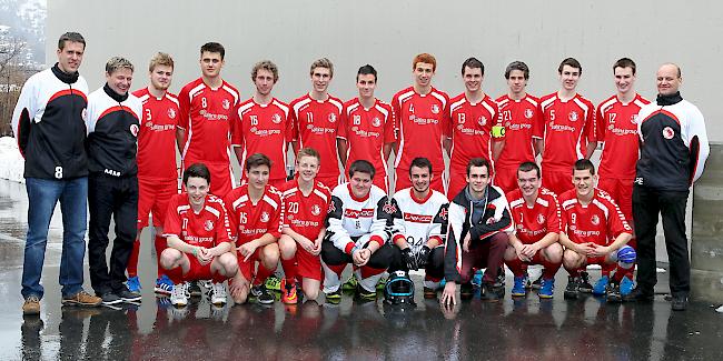 Die Spieler der Visper U-21.