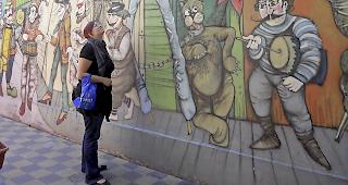 Carmen Julier im Stadtteil &laquo;La Boca&raquo;, dem bekanntesten Viertel von Buenos Aires.