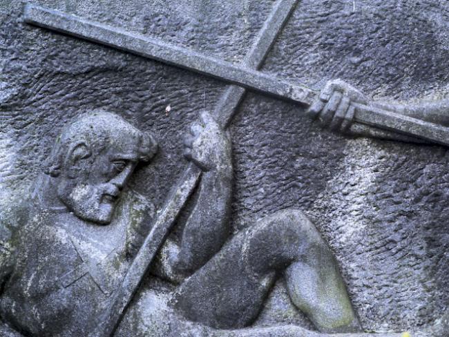 Marignano-Denkmal des Bildhauers Josef Bisa in Italien