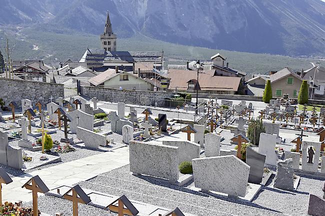 Der Friedhof in Leuk-Stadt wird an die neuen Bestattungsformen angepasst.