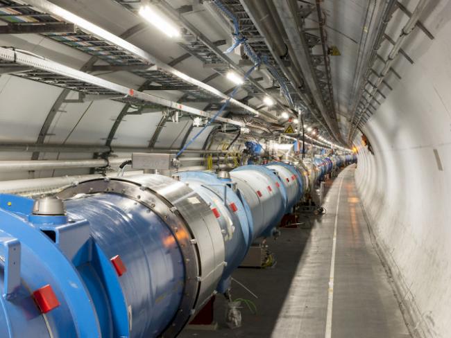 Der Large Hadron Collider (LHC) am CERN in Genf