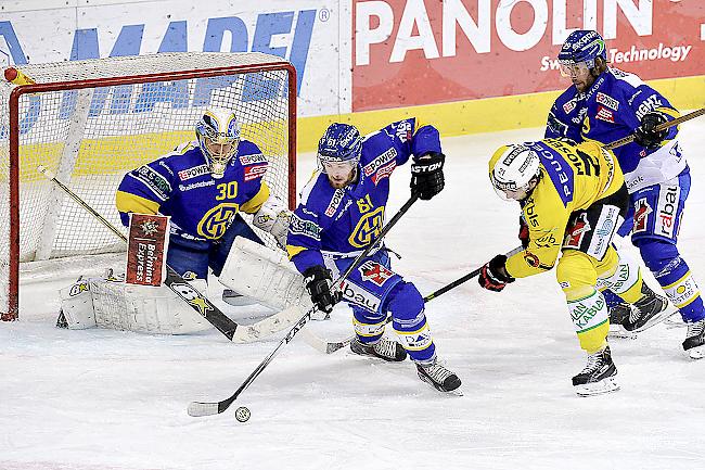 Gute Leistungen. Fabian Heldner (l.) kommt in den Playoffs regelmässig zum Einsatz.