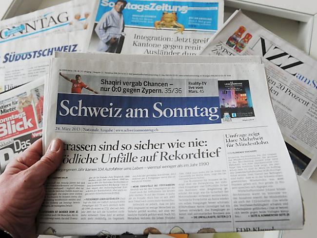 Eine Auwahl der Sonntagszeitungen (Archivbild)