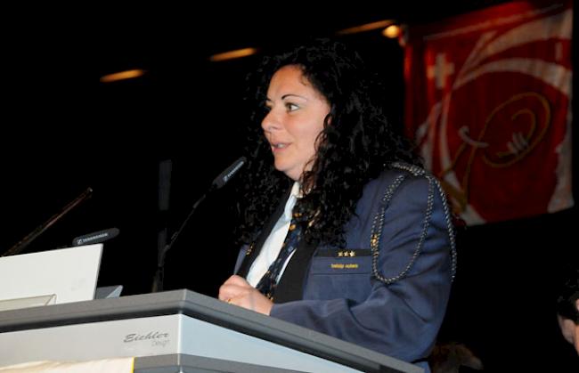 Charlotte Salzmann-Briand, Präsidentin der MG «Belalp»