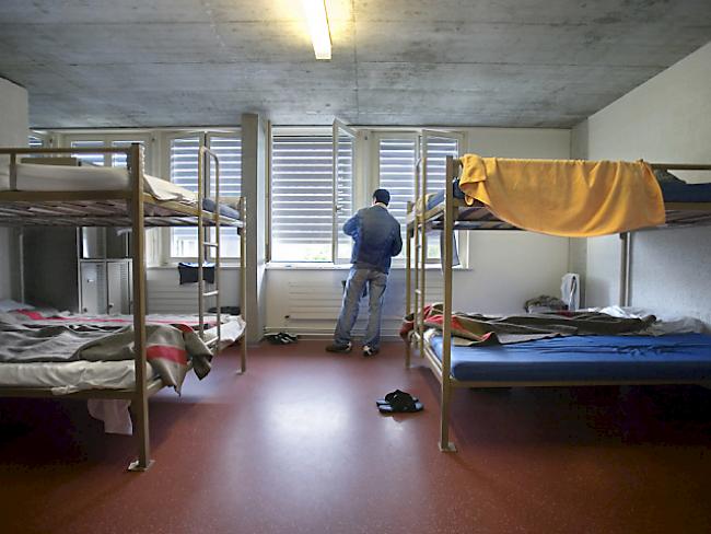 Unterkunft für Asylberwerber in Empfangszentrum (Symbolbild)