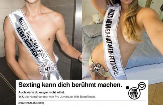 Das Pro-Juventute-Plakat zur Sexting-Kampagne