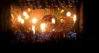 Feuer und Flammen im Konzert von Volbeat am Donnerstag