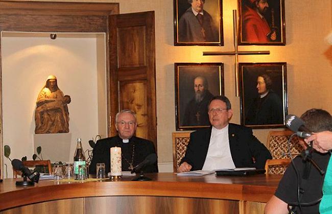 Bischof Norbert Brunner stellte am Dienstagvormittag seinen Amtsnachfolger vor.