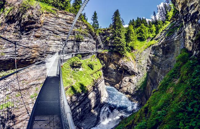 Der Thermalquellen-Weg in Leukerbad ist ab heute geöffnet.