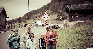 Empfang der Pr&auml;sidentin Karin Niederberger in Oberwald.