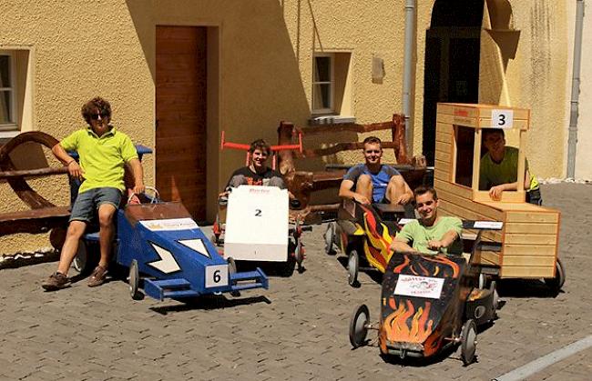 Seifenkistenrennen in Salgesch