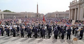 Konzert w&auml;hrend der Mittwochsaudienz des Papstes