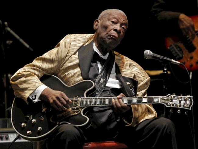 B.B. King bei einem Konzert 2014 in Knoxville, Tennessee (Archiv)