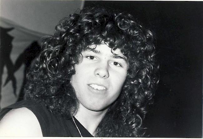 Roger Mazotti, Sänger und Gitarrist in seinen Jugendjahren. 